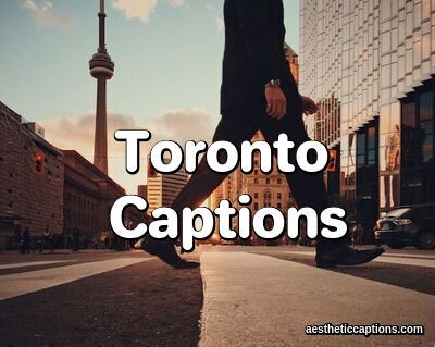 Toronto Captions For Photos