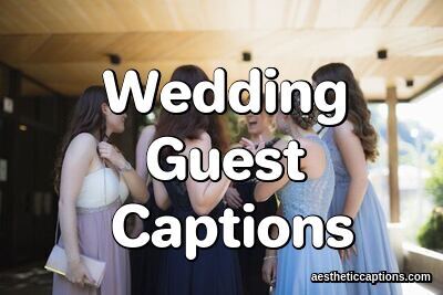 Wedding Guest Captions